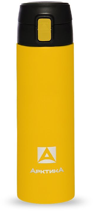 Термос-кружка Арктика 705-500 0.5л  текстурная желтая фото