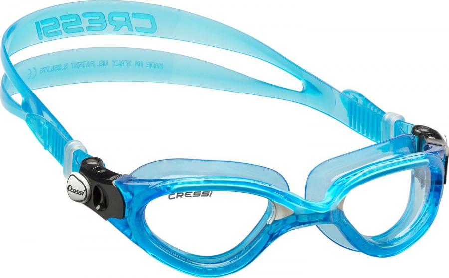 Очки для плавания CressiSub FLASH прозрачные линзы синие фото