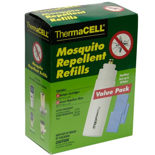 Набор ThermaCell (4 газовых картриджа + 12 пластин) фото