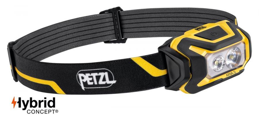 Фонарь Petzl ARIA 2 black/yellow фото