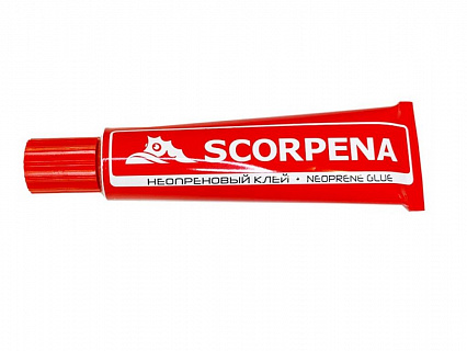 Клей Scorpena (2 тюбика в гермоконтейнерах) для ремонта неопреновых изделий фото