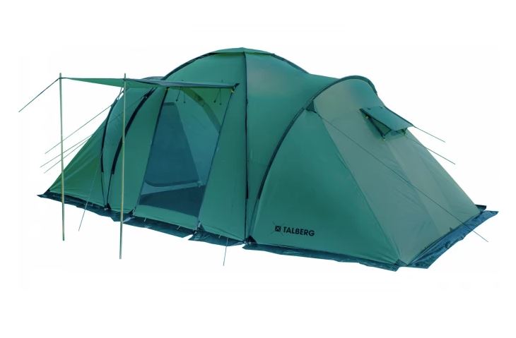 Фото палатка talberg base 4 зеленая