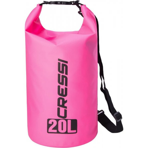 Гермомешок CRESSI с лямкой DRY BAG  розовый 20 литров, Cressi фото