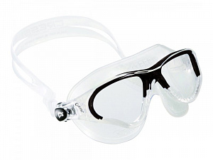 Очки Cressi COBRA прозрачный силикон/прозрачные линзы/черная рамка фото