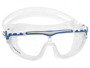 Фото очки cressi skylight прозрачный силикон/ синяя рамка/прозрачные линзы