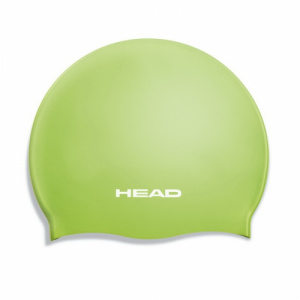 Фото шапочка для плавания детская head silicone flat jr, цвет лимонный