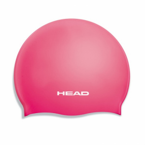 Фото шапочка для плавания head silicone flat jr, детская цвет фуксия