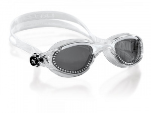Фото очки cressi flash прозрачный силикон / прозрачные / линзы дымчатые