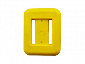 Груз поясной DeepWreck с пластиковым покрытием желтый 1.0кг фото