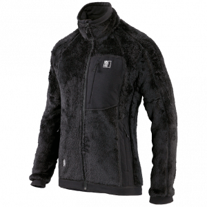 Фото куртка флисовая спортивная теплая сивера скарлат черная