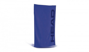 Фото полотенце sport head, 150х75 см, микрофибра цвет темно-синий