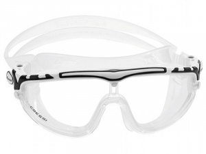 Фото очки cressi skylight прозрачный силикон/ черно-серебристая рамка/прозрачные линзы