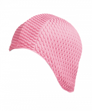 Фото шапочка для плавания fashy babble cap 3115-43, резина, розовый