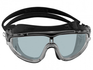 Фото очки cressi skylight черный силикон/ черная рамка/темные линзы