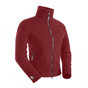 Фото куртка флисовая спортивная теплая баск dream красная