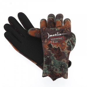 Фото перчатки marlin ultrastretch brown 5 mm