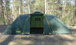 Фото палатка talberg base 4 зеленая