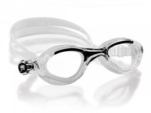 Фото очки cressi flash прозрачный силикон / черные / линзы прозрачные