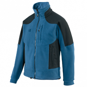 Фото куртка флисовая спортивная теплая сивера караган т.синяя/черная