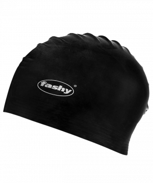 Фото шапочка для плавания fashy latex 3030-20, латекс, черный