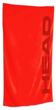 Фото полотенце sport head, 150х75 см, микрофибра цвет красный