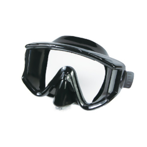 Фото akvilon maxima-3 dry маска для плавания с клапаном, цвет черный