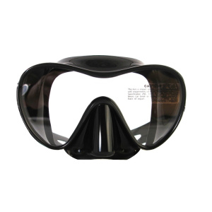 Фото маска подводная marlin frameless duo (черный силикон) black