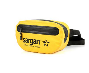 Гермо-сумка на пояс САРГАН "БАНАНА", с доп.карманом, желтая фото