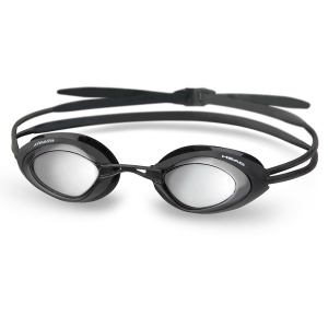 Фото стартовые очки для плавания head stealth lsr цвет рамки черный дымчатые стекла, цвет обтюратор черный
